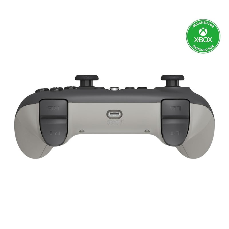 8Bitdo وحدة التحكم السلكية Ultimate C لجهاز Xbox مع عصي التحكم ومشغلات بتأثير هول، إضاءة RGB حلقة النار، متوافقة مع Xbox Series X|S، Xbox One، ويندوز 10/11 - مرخصة رسميًا (رمادي داكن) - Image 3